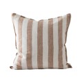 Miękka poszewka na poduszkę Holte Hazelnut 50x50, z lnu stonewashed - Tell Me More