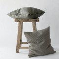 Poszewka na poduszkę z pranej bawełny Brick 50x50, Olive - Tell Me More