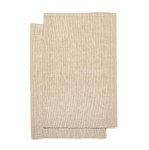 Materiałowe podkładki na stół Bistro Sand, 2-pak - Himla