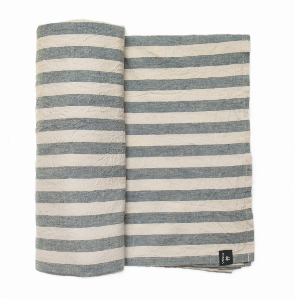 Obrus w paski Riviera Azur, 145x250 - Himla
