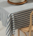 Obrus w paski Riviera Azur, 145x330 - Himla