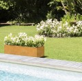Donica z cortenu Rapido 90x30x30 - Decorti