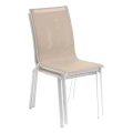 Krzesło ogrodowe składane w stos Axant, Linen White - Hesperide