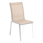 Krzesło ogrodowe składane w stos Axant, Linen White - Hesperide