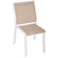 Krzesło ogrodowe sztaplowane Essentia, Linen White - Hesperide