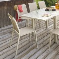 Krzesło ogrodowe sztaplowane Essentia, Linen Clay - Hesperide