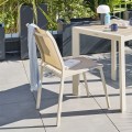 Krzesło ogrodowe sztaplowane Essentia, Linen Clay - Hesperide