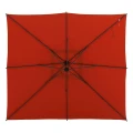 Parasol ogrodowy boczny, kwadratowy Manoa 2,5x2,5, amber - Hesperide