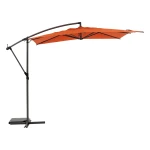 Parasol ogrodowy boczny, kwadratowy Manoa 2,5x2,5, amber - Hesperide