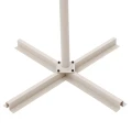 Parasol ogrodowy boczny, kwadratowy Manoa 2,5x2,5, Clay Wheat - Hesperide