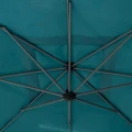Parasol ogrodowy boczny, kwadratowy Manoa 2,5x2,5, niebieski - Hesperide