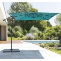 Parasol ogrodowy boczny, kwadratowy Manoa 2,5x2,5, niebieski - Hesperide