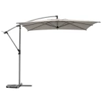 Parasol ogrodowy boczny, kwadratowy Manoa 2,5x2,5, taupe - Hesperide
