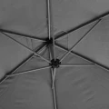 Parasol ogrodowy boczny, okrągły Manoa 3m, szary - Hesperide