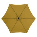 Parasol ogrodowy boczny, okrągły Manoa 3m, musztardowy - Hesperide