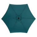 Parasol ogrodowy boczny, okrągły Manoa 3m, niebieski - Hesperide