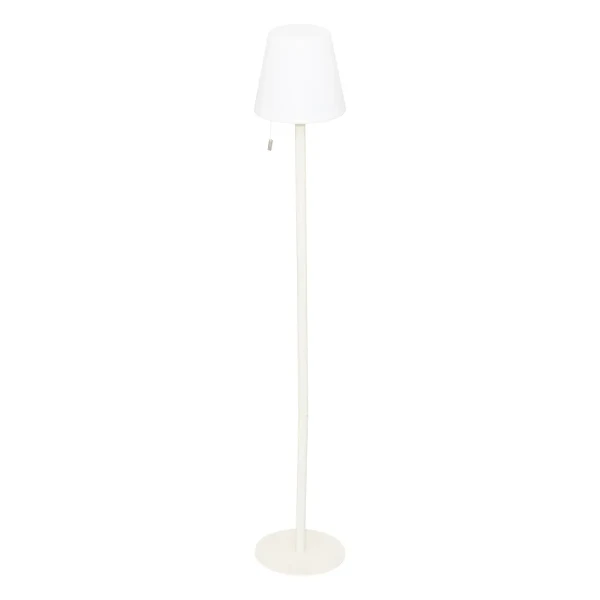 Lampa podłogowa zewnętrzna USB, beżowa - Atmosphera