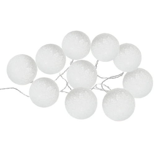 Girlanda ogrodowa solarna kule LED, 335cm, 10 białych kul - Atmosphera