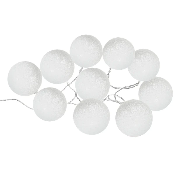 Girlanda ogrodowa solarna kule LED, 335cm, 10 białych kul - Atmosphera