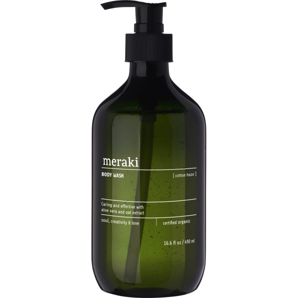 Organiczny żel pod prysznic Cotton Haze 490 ml - Meraki