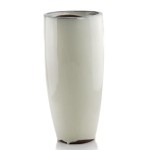 Donica ceramiczna wysoka 70, kremowa - Polnix