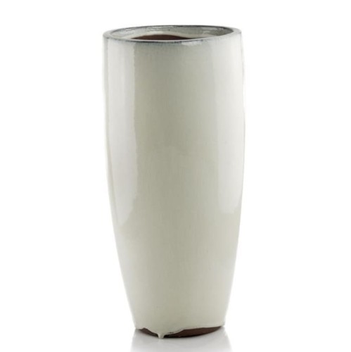 Donica ceramiczna wysoka 70, kremowa - Polnix