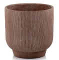 Osłonka ceramiczna na nodze z żebrowanym zdobieniem Ø18 - Polnix