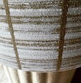 Osłonka ceramiczna na karbowanej nodze Ø19, beżowo-biała - Polnix