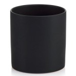 Minimalistyczna osłonka na doniczkę cylinder Ø16, czarny matowy - Polnix