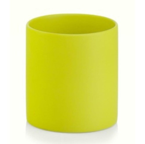 Minimalistyczna osłonka ceramiczna Ø14, seledynowy mat - Polnix