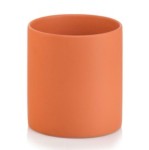 Minimalistyczna osłonka ceramiczna Ø14, pomarańczowy mat - Polnix