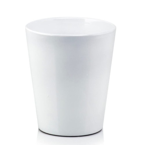 Osłonka na storczyka ceramiczna Ø13, biała - Polnix