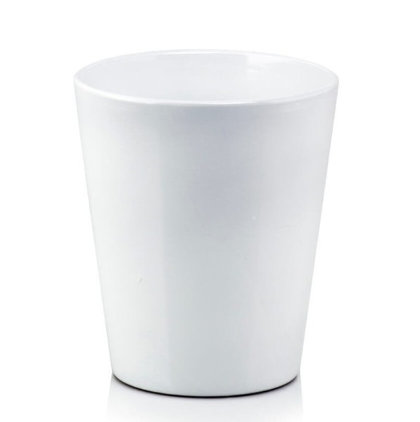 Osłonka na storczyka ceramiczna Ø13, biała - Polnix