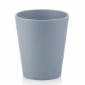 Osłonka na storczyka ceramiczna Ø13, szara matowa - Polnix