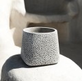 Osłonka ceramiczna ze strukturą pęcherzyków Ø19, szara matowa - Polnix
