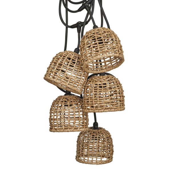 Lampki ogrodowe girlanda Cebu Mini z 5 kloszami Ø17 - PR Home