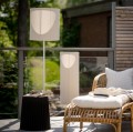 Lampa podłogowa zewnętrzna Baits 156 cm, beżowa - PR Home