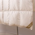 Kołdra z puchu gęsiego 200x200 Dolce Medium, jedwab, 100% puch, całoroczna - Notte