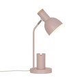 Lampka biurkowa z uchwytem na telefon Devone, Dusty Rose - Nordlux