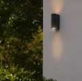 Minimalistyczny kinkiet zewnętrzny Dion, czarny - Nordlux