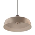 Nowoczesna lampa wisząca z oprawą z marmuru Elvas, brązowa - Nordlux