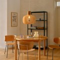Lampa drewniana wisząca Hazo 43, naturalna - Nordlux