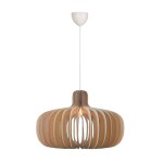 Lampa drewniana wisząca Hazo 65, naturalna - Nordlux