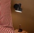 Minimalistyczny kinkiet Matis, czarny - Nordlux