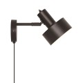 Minimalistyczny kinkiet Matis, czarny - Nordlux