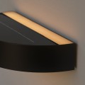 Solarny kinkiet zewnętrzny z czujnikiem ruchu Monay Round, czarny - Nordlux
