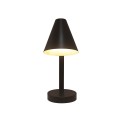 Prosta lampka stołowa z portem USB Wilmer, czarna - Nordlux
