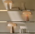 Lampa stołowa marmur szkło Glossy Mini, beżowa - DFTP by Nordlux