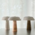Lampa stołowa marmur szkło Glossy Mini, biała - DFTP by Nordlux