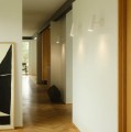 Minimalistyczna lampa ścienna Mib 6, biała - DFTP by Nordlux